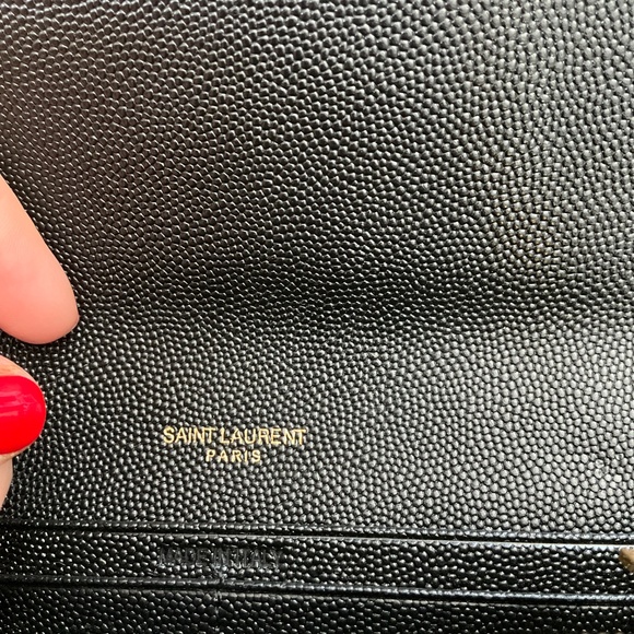 CASSANDRE MATELASSÉ LARGE FLAP WALLET IN GRAIN DE POUDRE EMBOSSED LEATHER - Picture 7 of 9